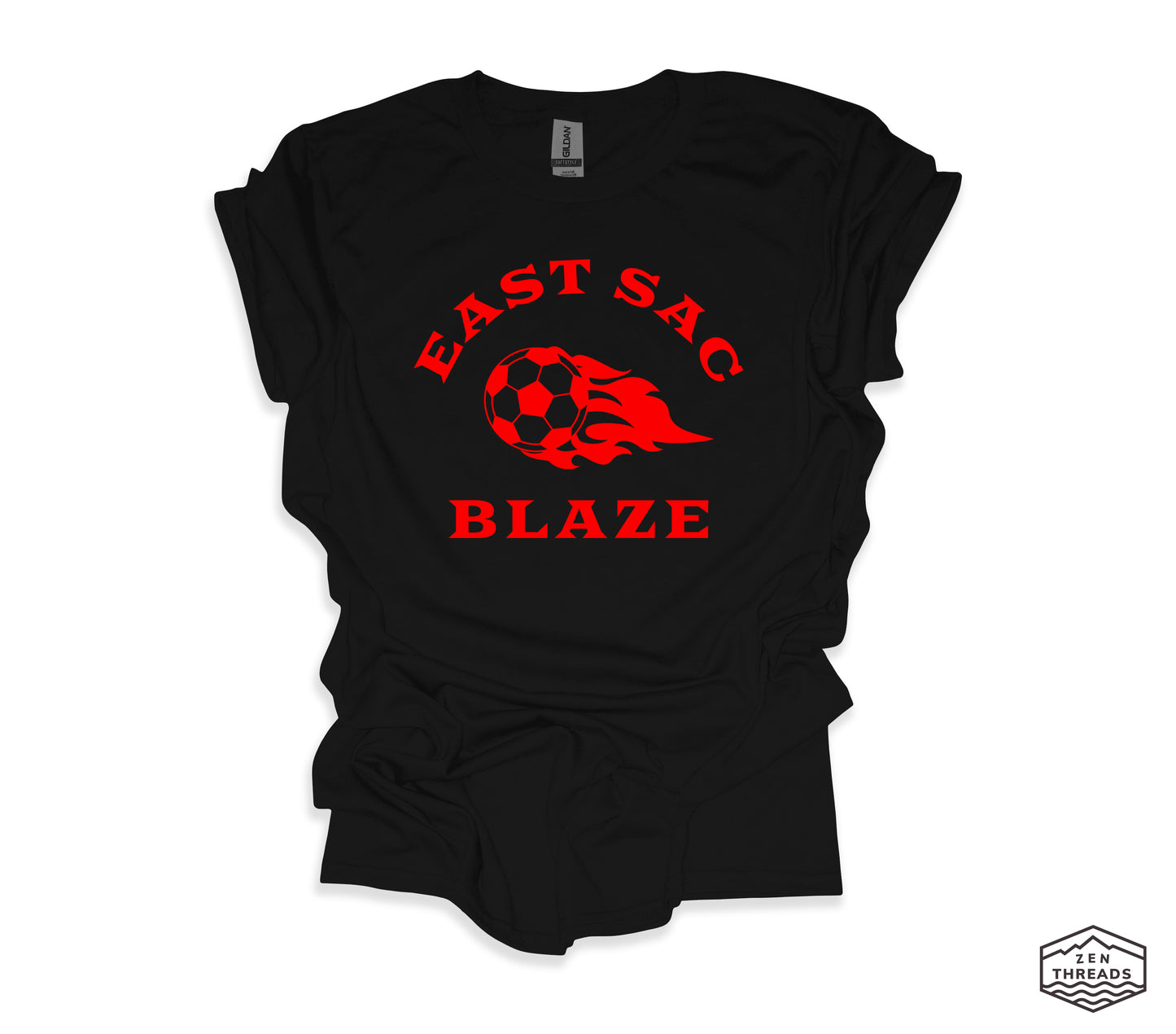 East Sac Blaze Softstyle Adult & Youth Tee