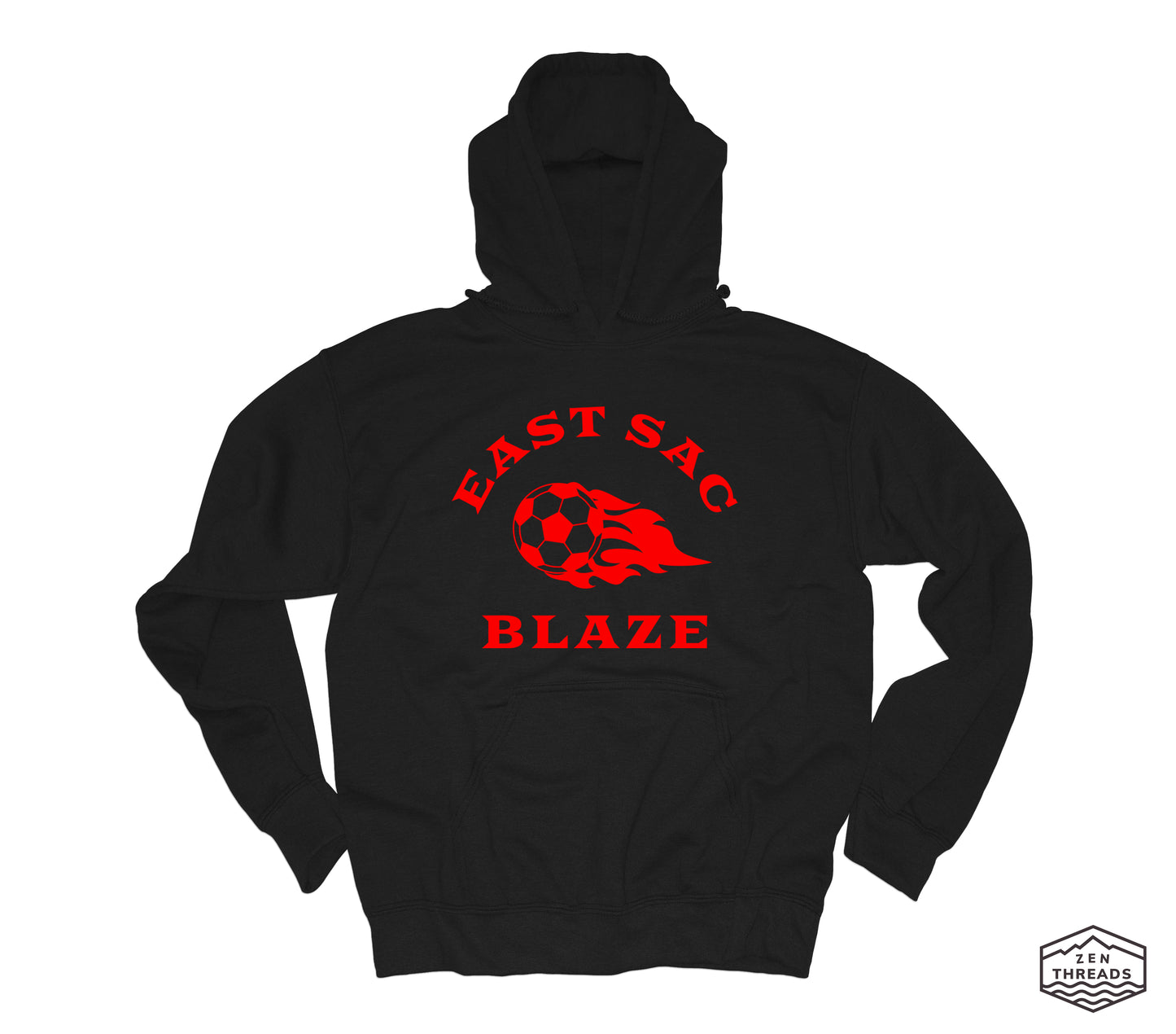 East Sac Blaze Adult & Youth Pullover Hooded Sweatshirt