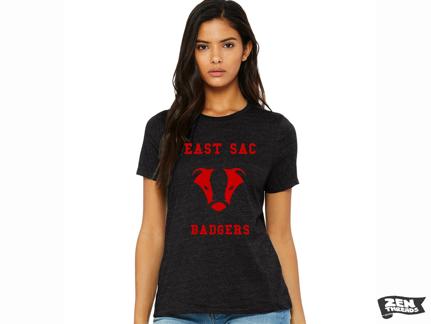 East Sac BADGERS Bella Canvas (Mens & Womens) Tee Option