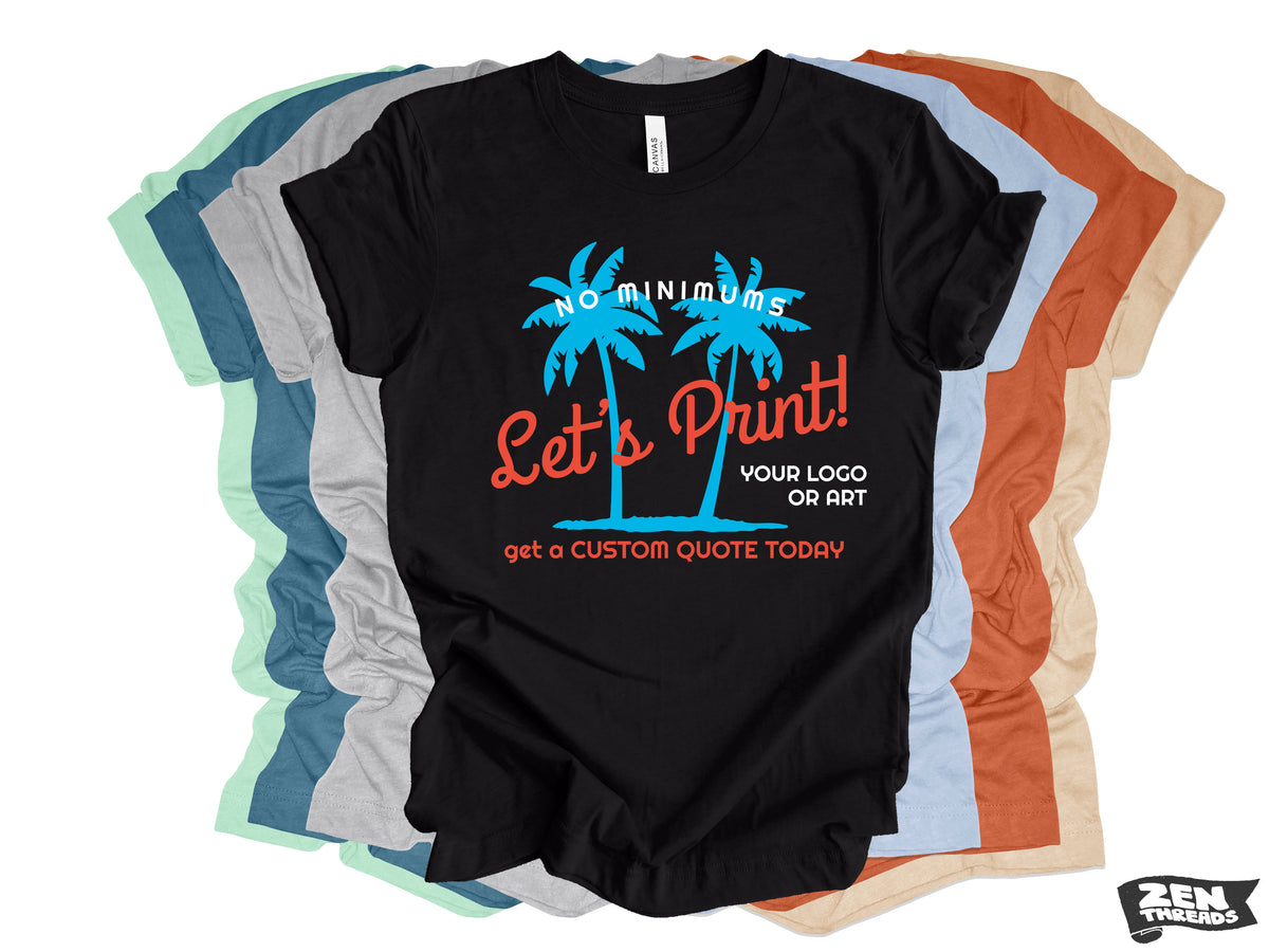 Custom Unisex Bella Canvas T-Shirt: Full Color Print, Personalized Design