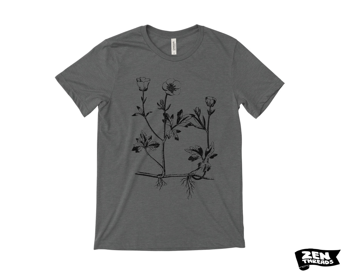 Buttercup flowers T-Shirt: Unisex Bella Canvas Tee