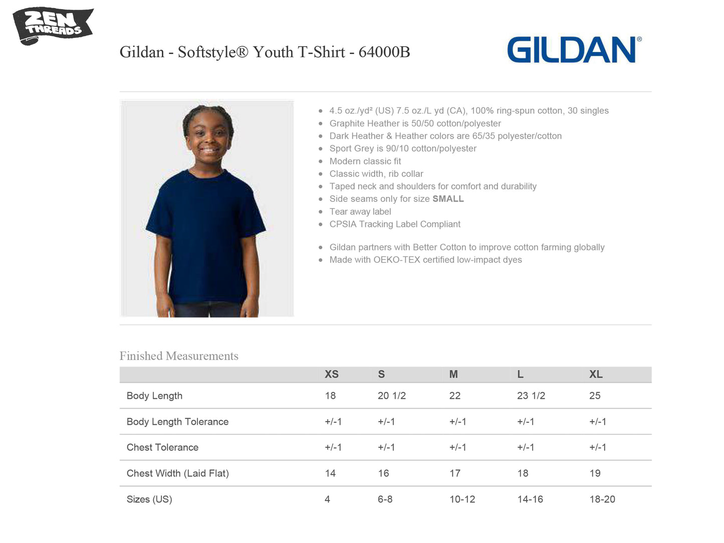 East Sac Blaze Softstyle Adult & Youth Tee