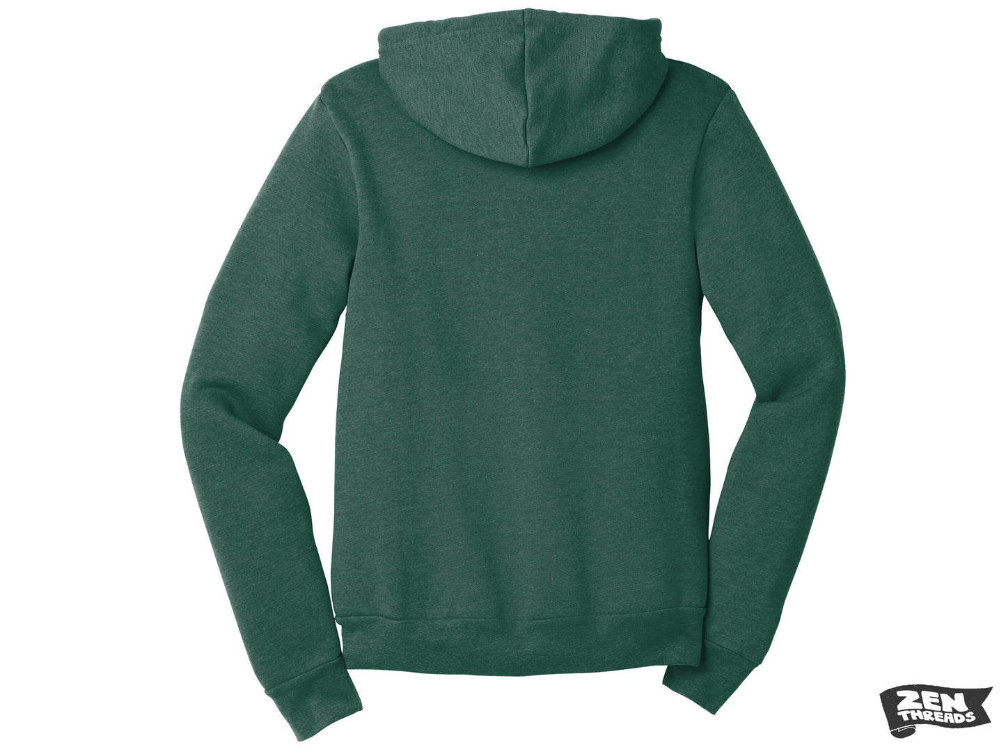 BEES Full Zip Unisex Fleece Zip Hood Sweatshirt + Colors Eco Printed Bella Canvas 3739 beekeeper apiarist apiary honey gift cozy zip hoodie