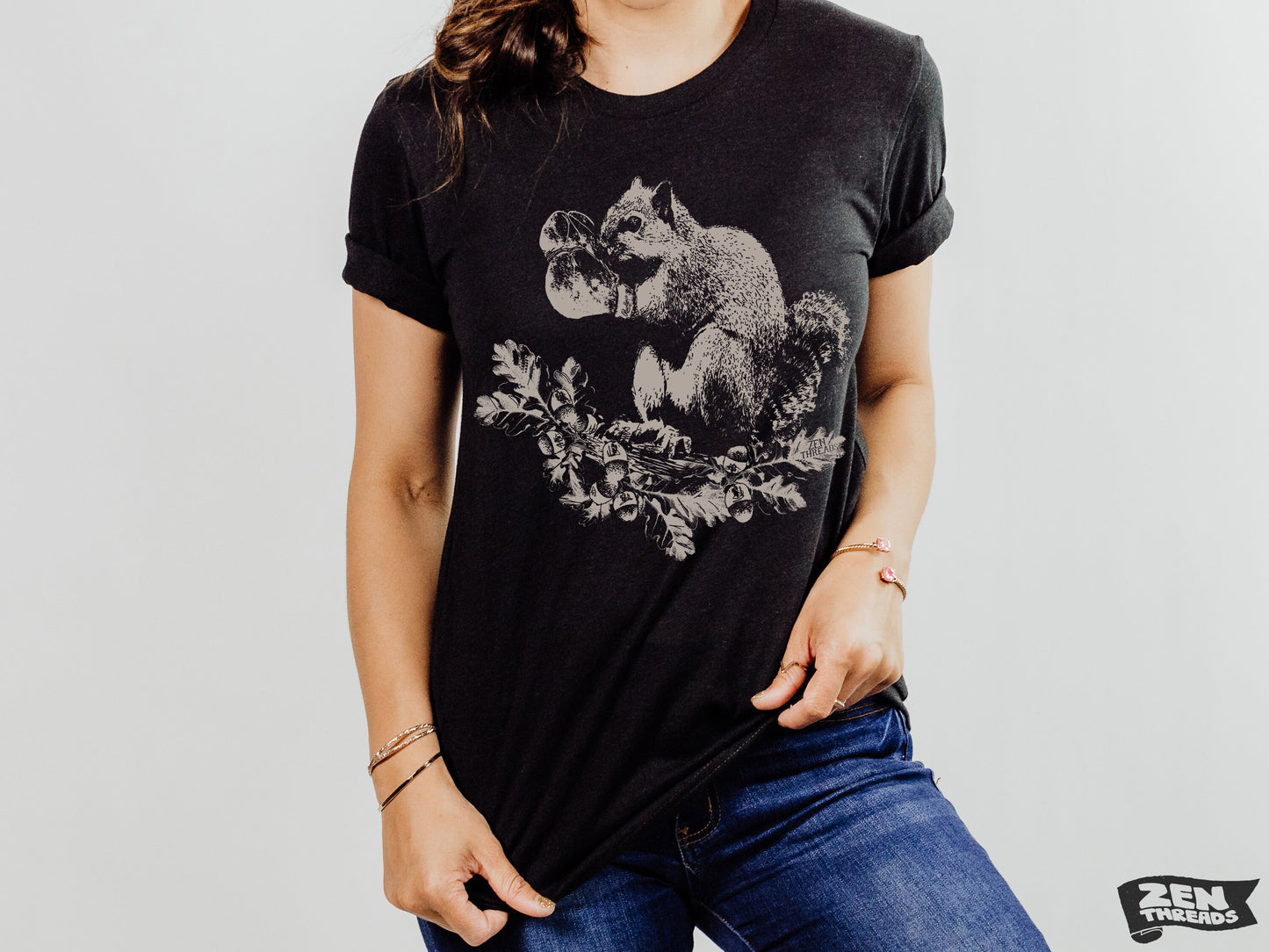 Boxing SQUIRREL Unisex T Shirt mens women's custom color printed tee boxer gift adventure illustration print tee funny animal theme
