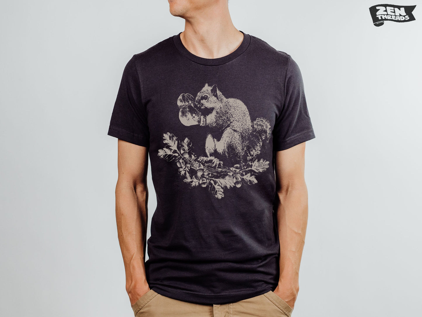 Boxing SQUIRREL Unisex T Shirt mens women's custom color printed tee boxer gift adventure illustration print tee funny animal theme