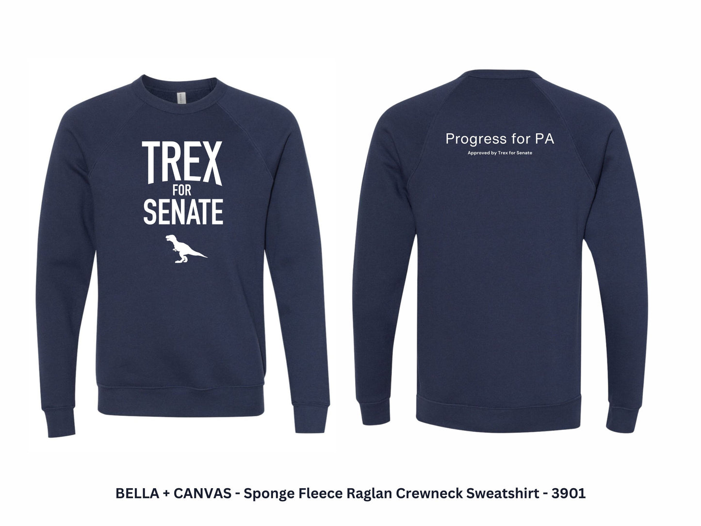 TREX For Senate Bella Canvas T-Shirts | Unisex, Pre-Shrunk, Eco-Friendly Comfort Tees