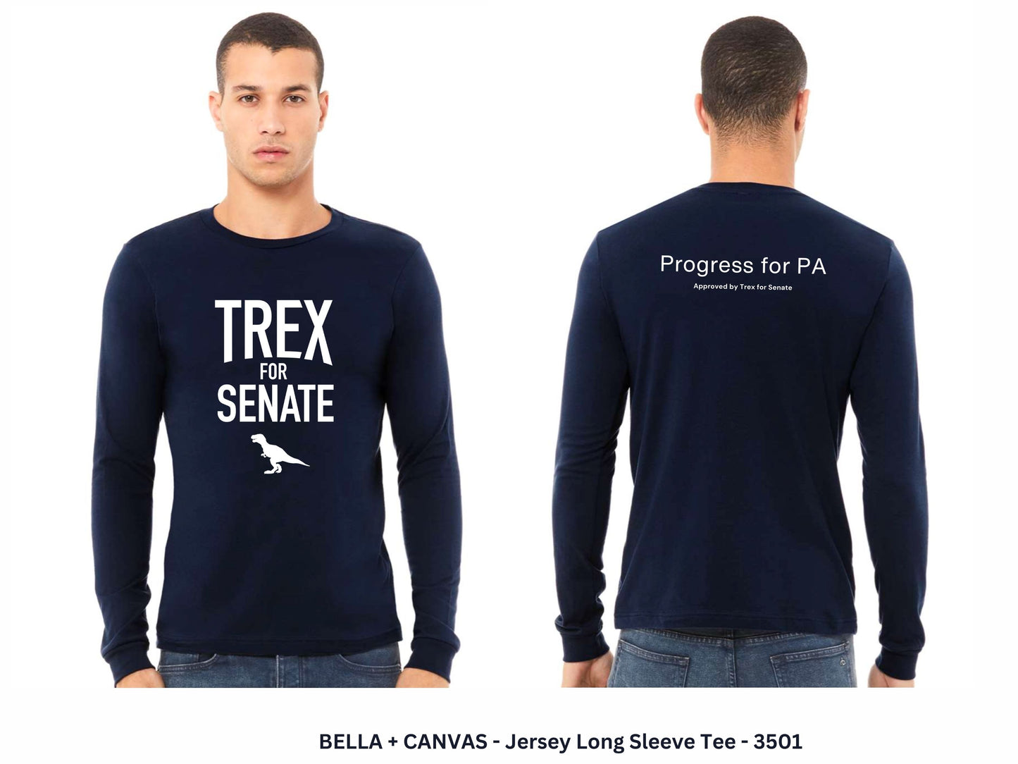 TREX For Senate Bella Canvas T-Shirts | Unisex, Pre-Shrunk, Eco-Friendly Comfort Tees