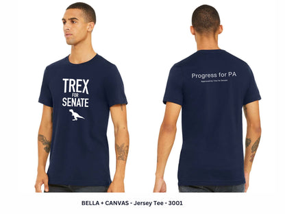 TREX For Senate Bella Canvas T-Shirts | Unisex, Pre-Shrunk, Eco-Friendly Comfort Tees