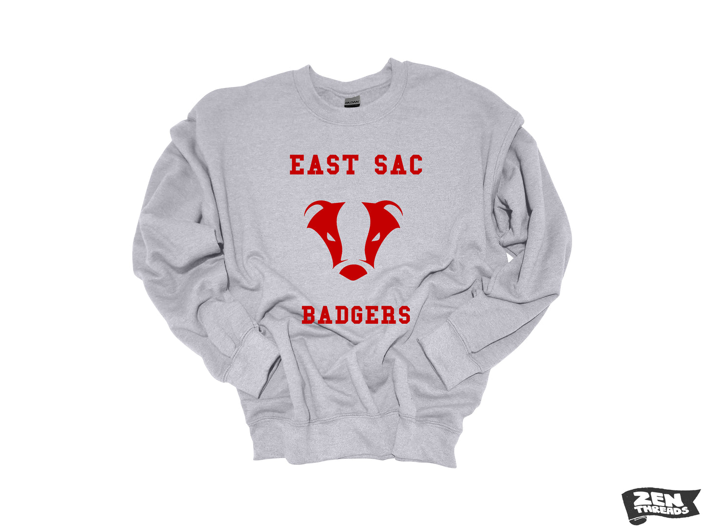 East Sac Badgers Crewneck Sweatshirt