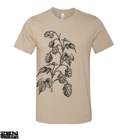 HOPS Brewing Custom Color Printed T-Shirt - Unisex Bella Canvas Men's Women's Tee