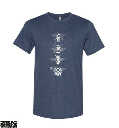 BEES Unisex T Shirt custom color Bella Canvas gardening shirt