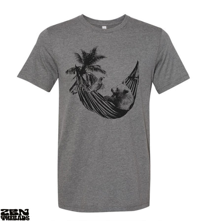 Hammock Bear Unisex Beach Vacation Shirt - Custom Color Bella Canvas Tee
