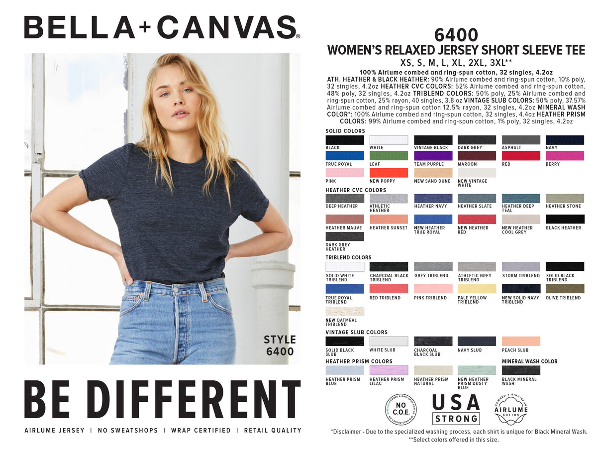 Womens Rooster T-Shirt: Relaxed Fit Bella Canvas Farm Animal Tee