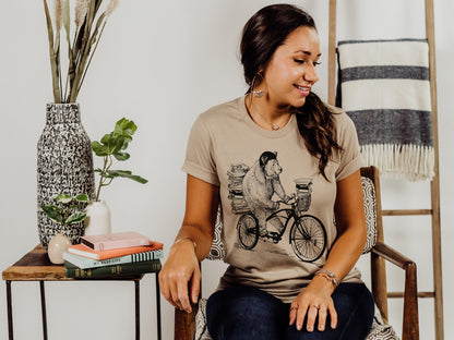Book Bear Unisex T-Shirt - Eco-Friendly Soft Bella Canvas Tee