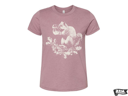 Youth BOXING SQUIRREL Bella Canvas Premium vintage soft Tee T-Shirt Fine Jersey T-Shirt (+Colors) Zen Threads kids boxer nature lover art