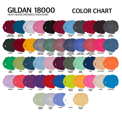 Custom Print Unisex Gildan Sweatshirt: Personalized Photo or Logo