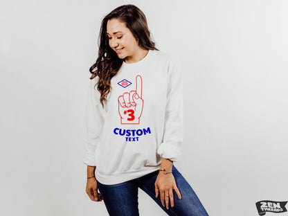 Custom Print Unisex Gildan Sweatshirt: Personalized Photo or Logo