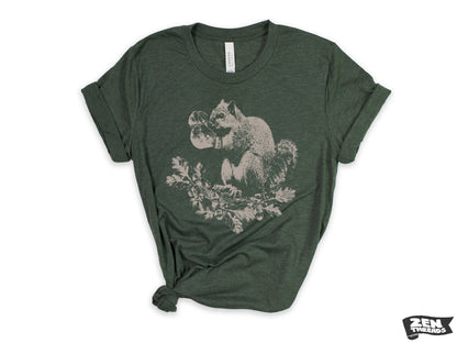 Boxing Squirrel Adventure T-Shirt - Custom Color Print Tee