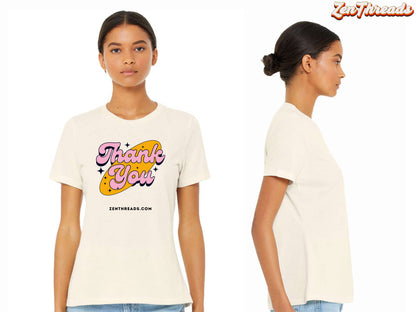 Custom Bella Canvas Women's Relaxed Fit Tee: Personalized Photo & Logo