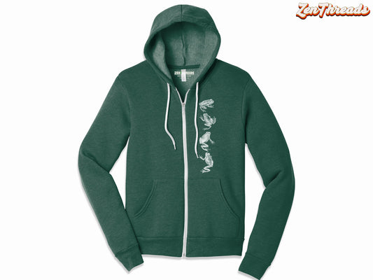 FROGS Classic Unisex Fleece Hoody - Soft and Stylish Sweatshirt Bella Canvas Full Zip
