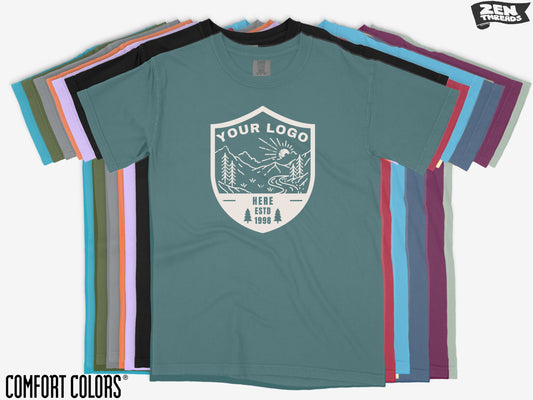 Comfort Colors CUSTOM PRINT Any Art Design Logo Full Color unisex mens women's t-shirt eco tee personalized photo team business party 1717
