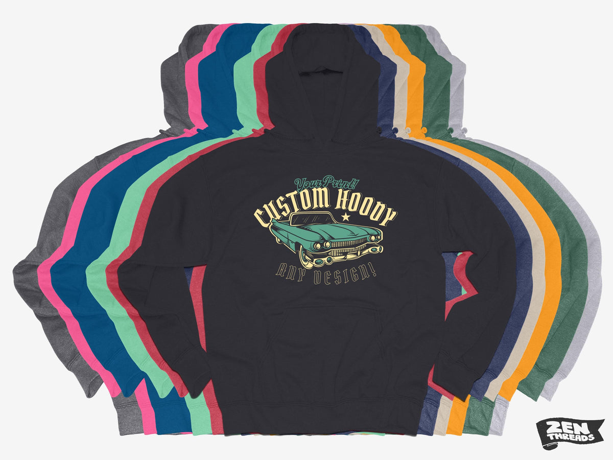 Custom Printed Hoodie: Gildan Unisex Heavyweight Graphic Sweatshirt