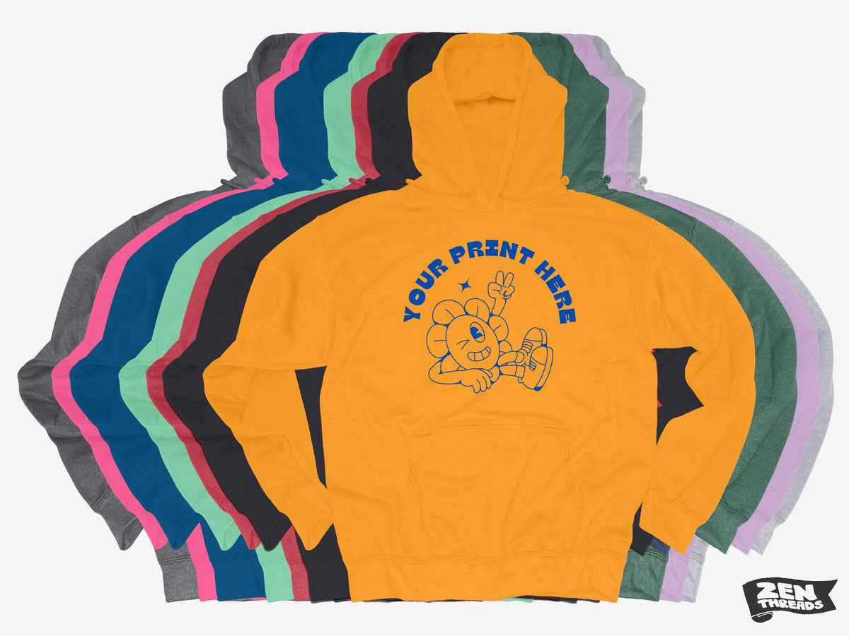 Custom Printed Hoodie: Gildan Unisex Heavyweight Graphic Sweatshirt