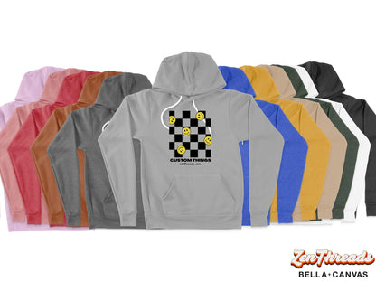 Bella Canvas Custom Print - Unisex 3719 Hoody pullover personalized photo art graphic hooded sweatshirt mens womens team party group art