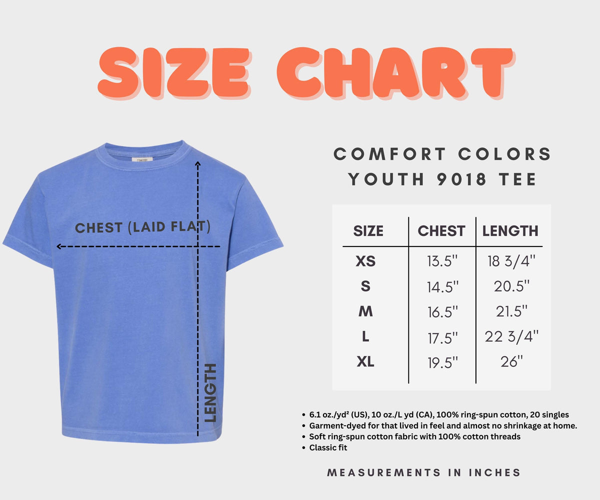 Custom Comfort Colors Youth T-Shirt: Personalized Design - Any Logo or Art