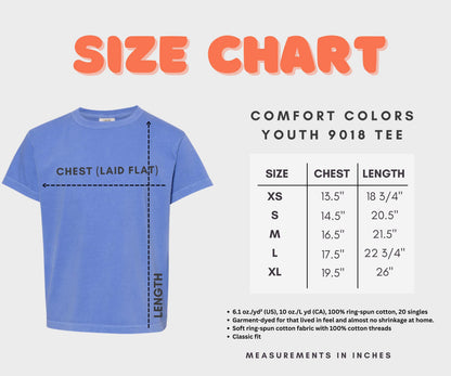 Custom Comfort Colors Youth T-Shirt: Personalized Design - Any Logo or Art