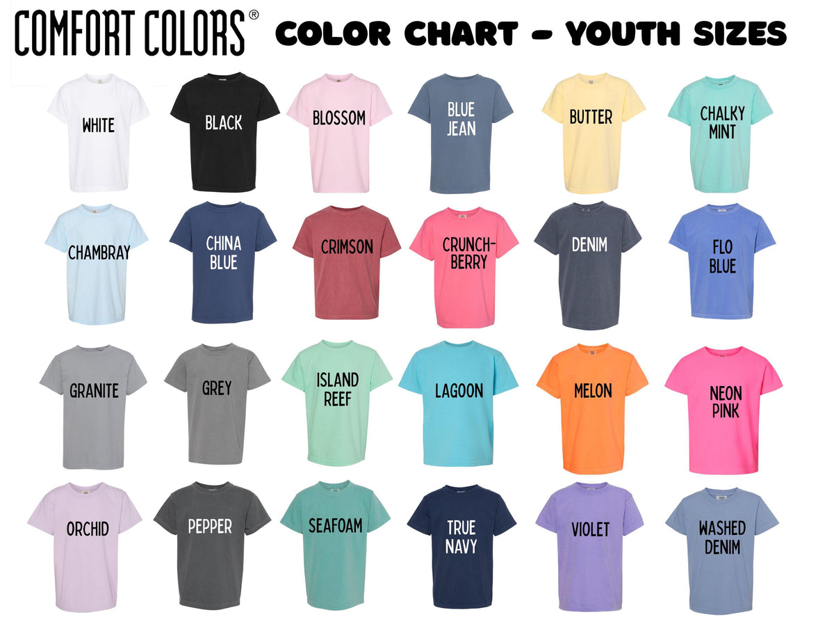 Custom Comfort Colors Youth T-Shirt: Personalized Design - Any Logo or Art