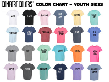 Custom Comfort Colors Youth T-Shirt: Personalized Design - Any Logo or Art