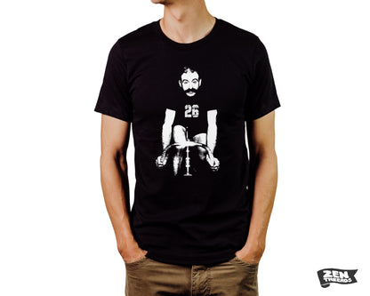 HANDLEBARS Unisex Bella Canvas T Shirt mens women's zen threads cyclist fixed gear bike cycling bicycle racing vintage design mustache gift