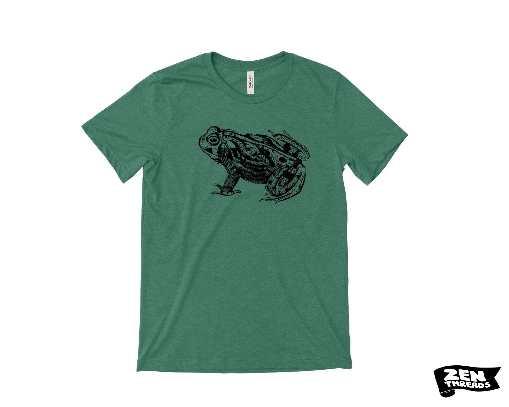 Frog Unisex Bella Canvas Tee, Custom Color Print reptile shirt
