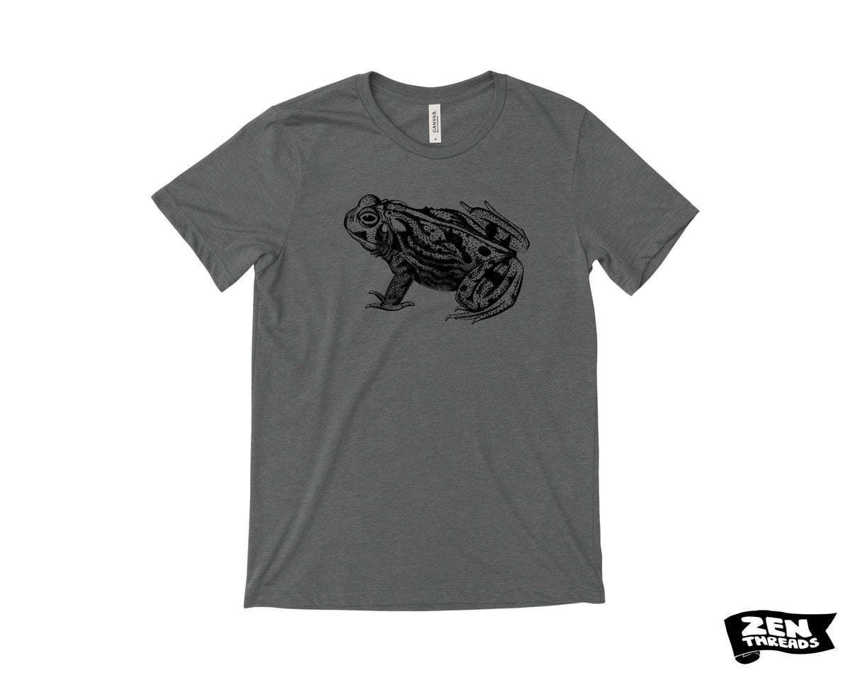 Frog Unisex Bella Canvas Tee, Custom Color Print reptile shirt