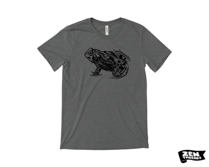 Frog Unisex Bella Canvas Tee, Custom Color Print reptile shirt