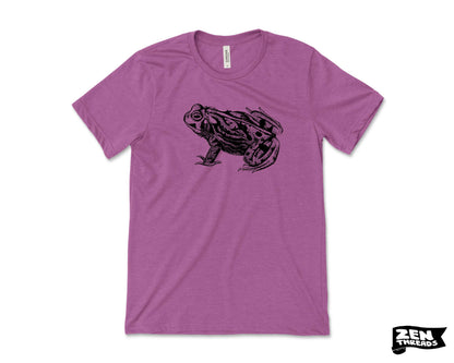 Frog Unisex Bella Canvas Tee, Custom Color Print reptile shirt