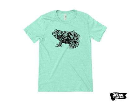 Frog Unisex Bella Canvas Tee, Custom Color Print reptile shirt