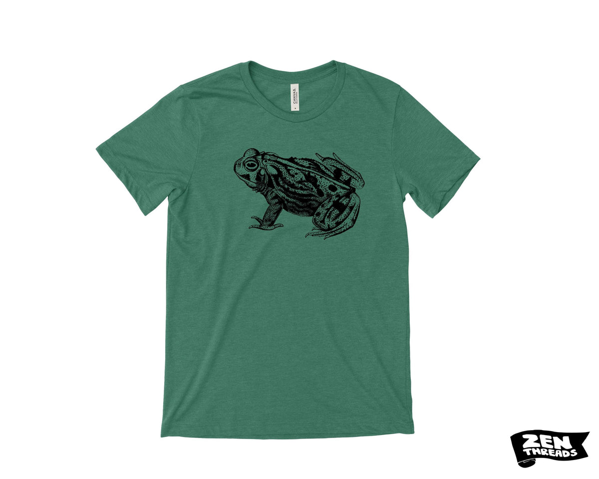 Frog Unisex Bella Canvas Tee, Custom Color Print reptile shirt