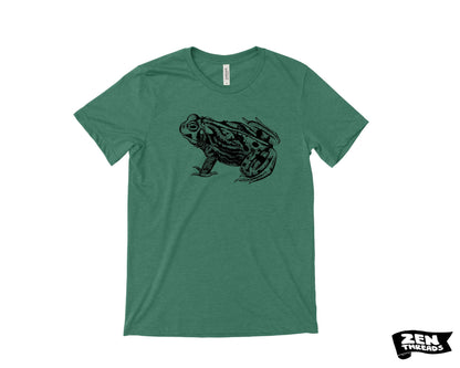 Frog Unisex Bella Canvas Tee, Custom Color Print reptile shirt