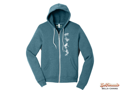 FROGS Classic Unisex Fleece Hoody - Soft and Stylish Sweatshirt Bella Canvas Full Zip