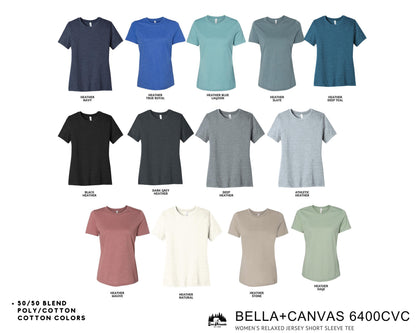 Custom Bella Canvas Women's Relaxed Fit Tee: Personalized Photo & Logo