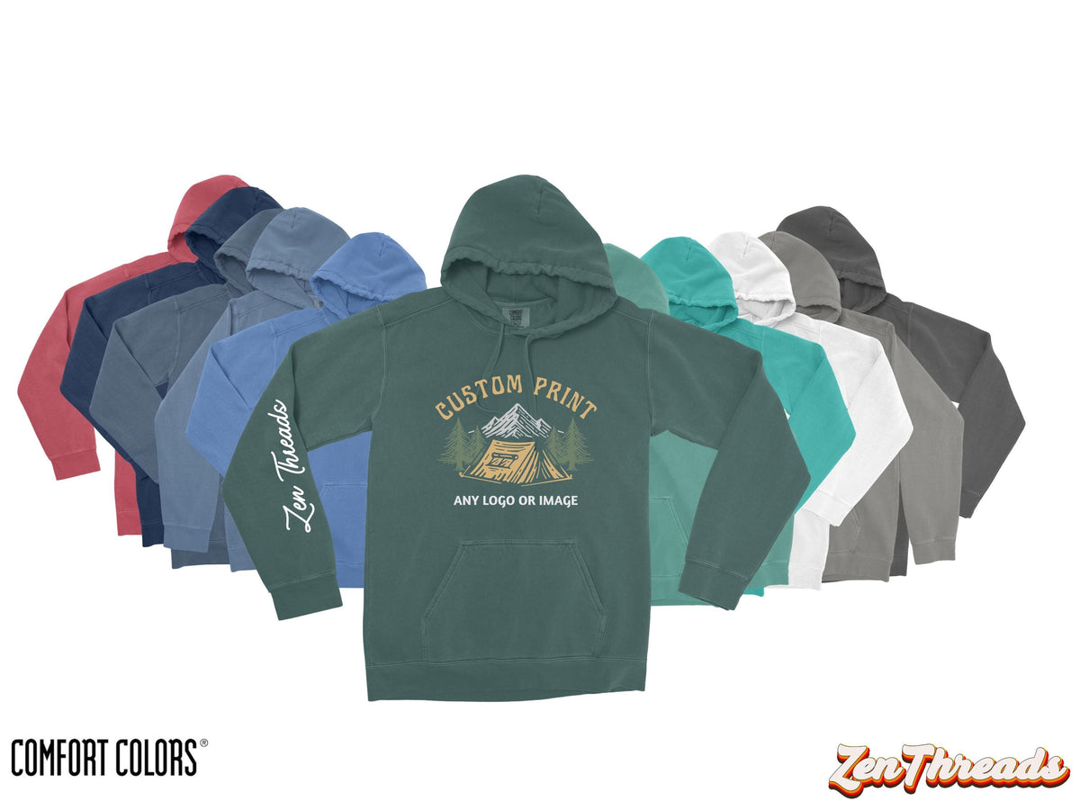 Custom Comfort Colors Pullover Unisex Hoodie: Personalized Photo Art sweatshirt Style 1567