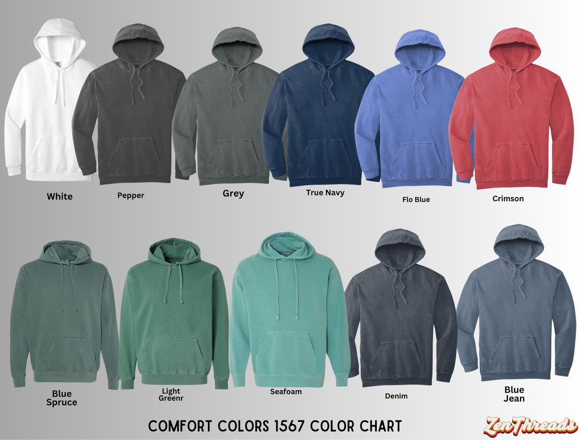 Custom Comfort Colors Pullover Unisex Hoodie: Personalized Photo Art sweatshirt Style 1567