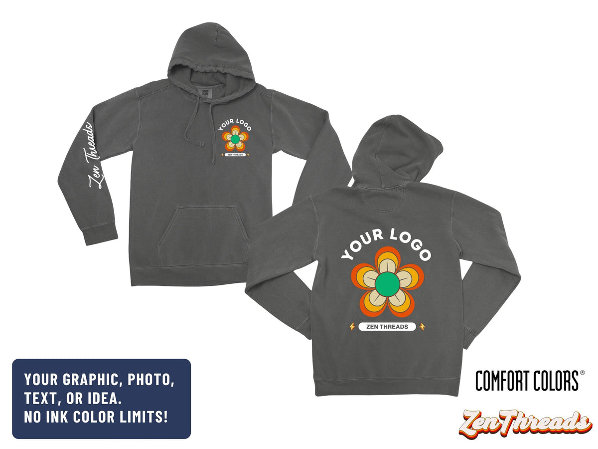 Custom Comfort Colors Pullover Unisex Hoodie: Personalized Photo Art sweatshirt Style 1567