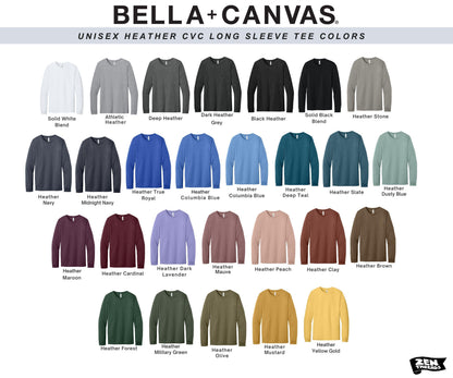 Custom Bella Canvas Unisex Long Sleeve T-Shirt: Full Color Print