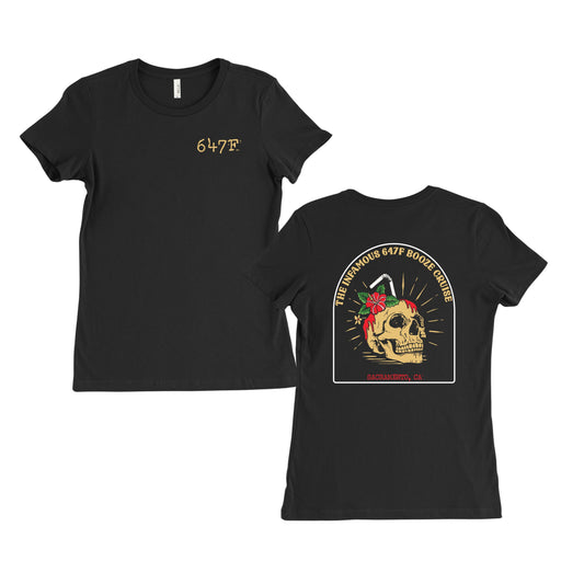 Womens's 647F Sacramento Booze Cruise Tee - Bella Canvas T-Shirt