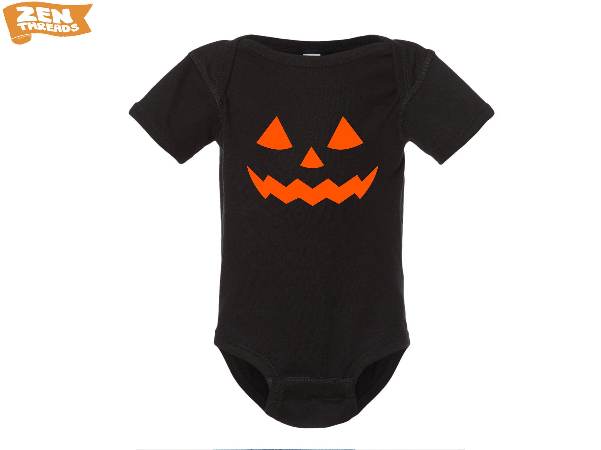 Jack O' Lantern Kids T-Shirt Bodysuit or Sweatshirt pumpkin carving halloween trick or treat youth toddler baby matching brother sister tee