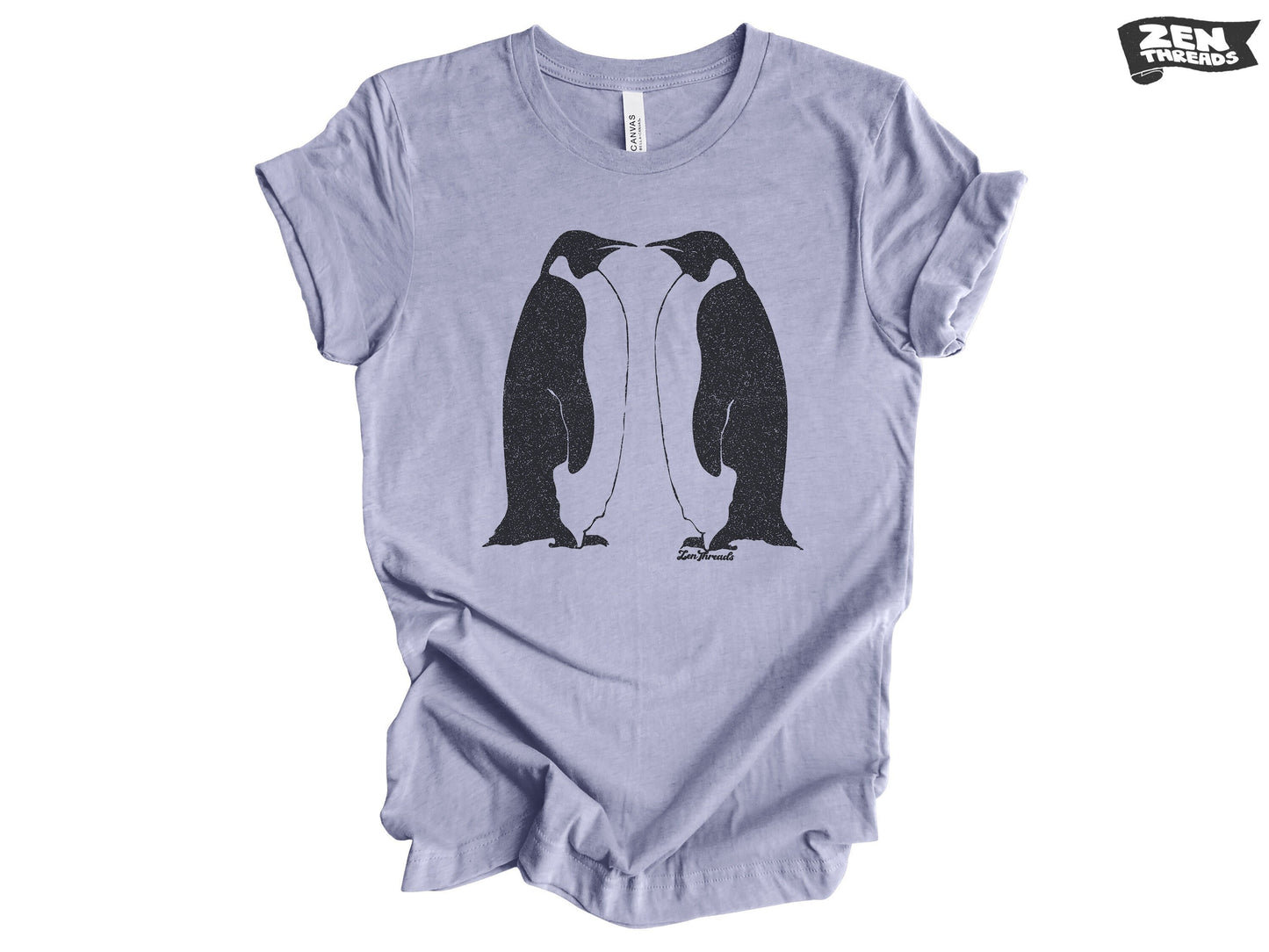 PENGUINS unisex mens women's T Shirt emperor antarctic birds fledging tuxedo diving swimming flightless seabird top endangered animals