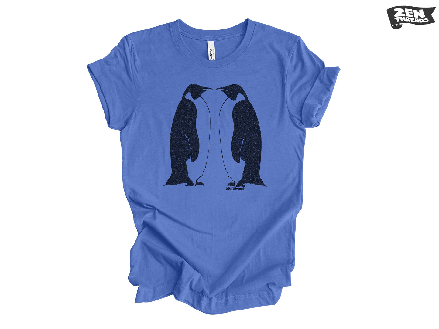 PENGUINS unisex mens women's T Shirt emperor antarctic birds fledging tuxedo diving swimming flightless seabird top endangered animals